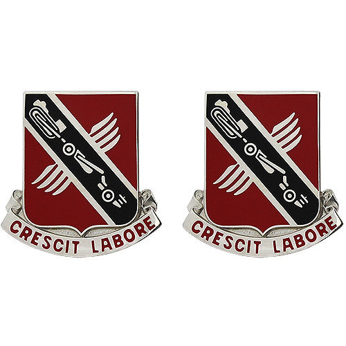 223rd Engineer Battalion Unit Crest (Crescit Labore) Army Unit Crests