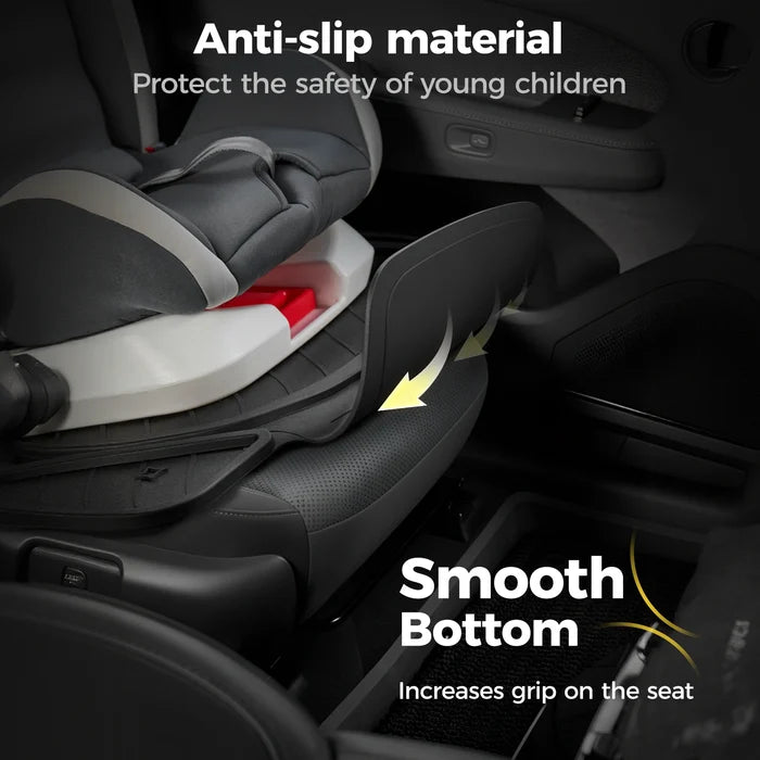 3W Car Seat Protector for Child car seat,TPE All Weather Heavy Duty Car Accessories, Applicable to All Models, Bear Baby Model, Black White Orange