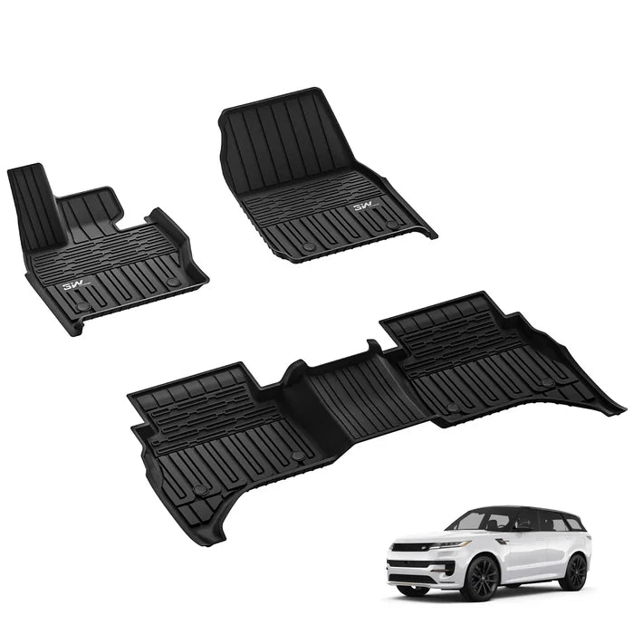 3W Land Rover/Range Rover Sport 2023-2025 Custom Floor Mats / Trunk Mat TPE Material & All-Weather Protection Vehicles & Parts 3Wliners