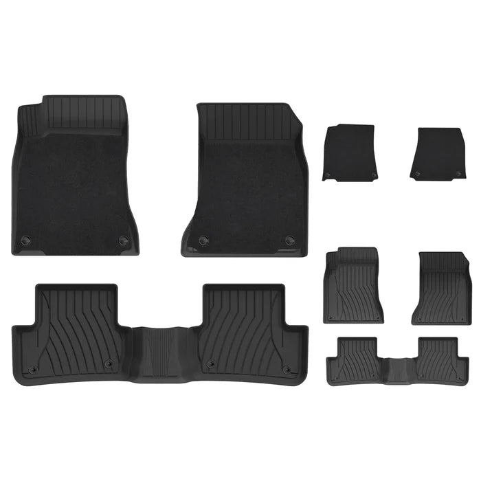 3W Mercedes-Benz CLA 2020-2024 Custom TPE Floor Mats with Double Layer Carpet & All-Weather Protection Vehicles & Parts Car Accessories
