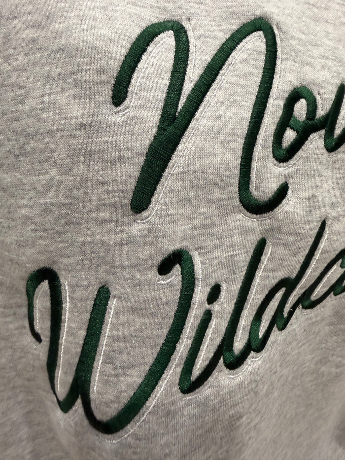 Novi Athletic Boosters Spirit Wear Sale, Mock Neck Sweatshirt, Novi Wildcats, Embroidered