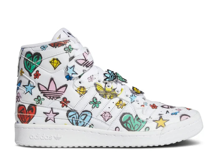 adidas Forum 84 Hi Jeremy Scott Monogram Graffiti (No Box)