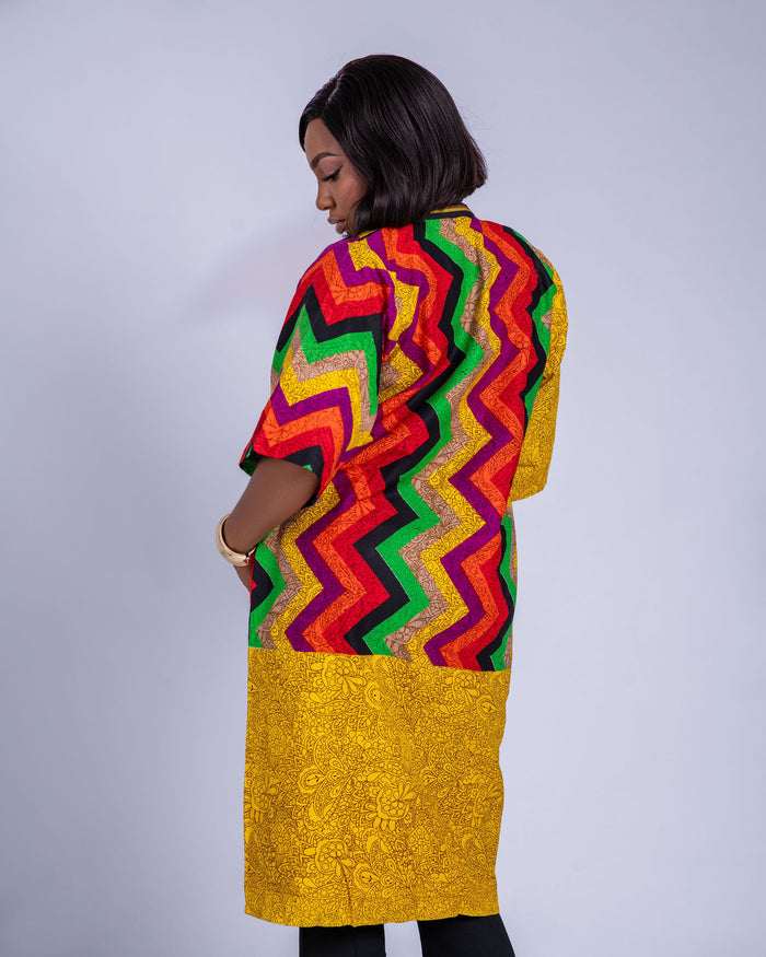 Adwoa Women's African Print Kimono
