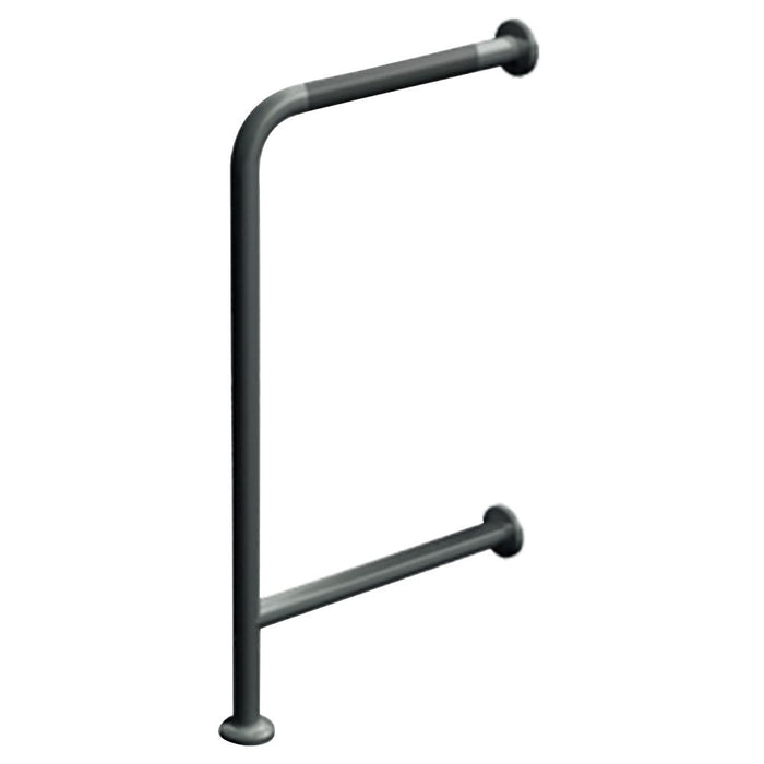 ASI 3875 Grab Bar Wall to Floor Snap Flange 18" x 33" - Satin - Prestige Distribution