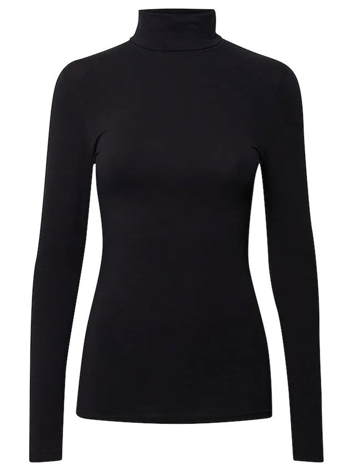 B Young Pamila Roll Neck Black