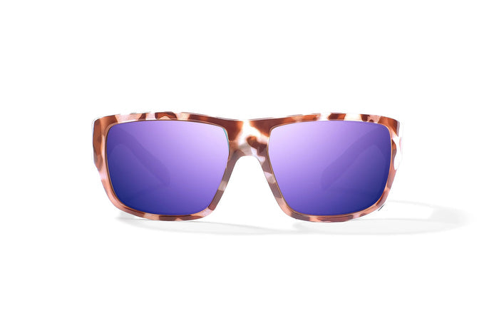 Lavender Tortoise Gloss / Violet Mirror / Glass Lenses