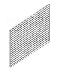 BEADED PANEL - Metro White