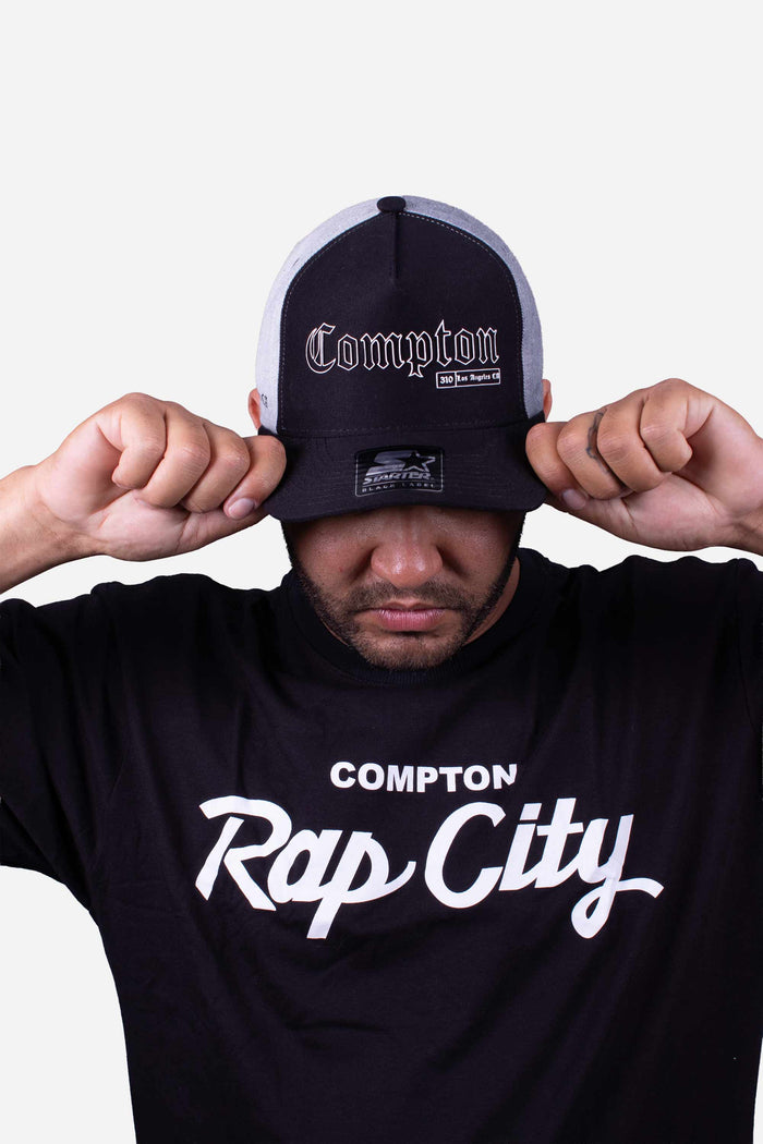 Boné Aba Curva Collab Starter X Compton 310 Cinza - COMPTON