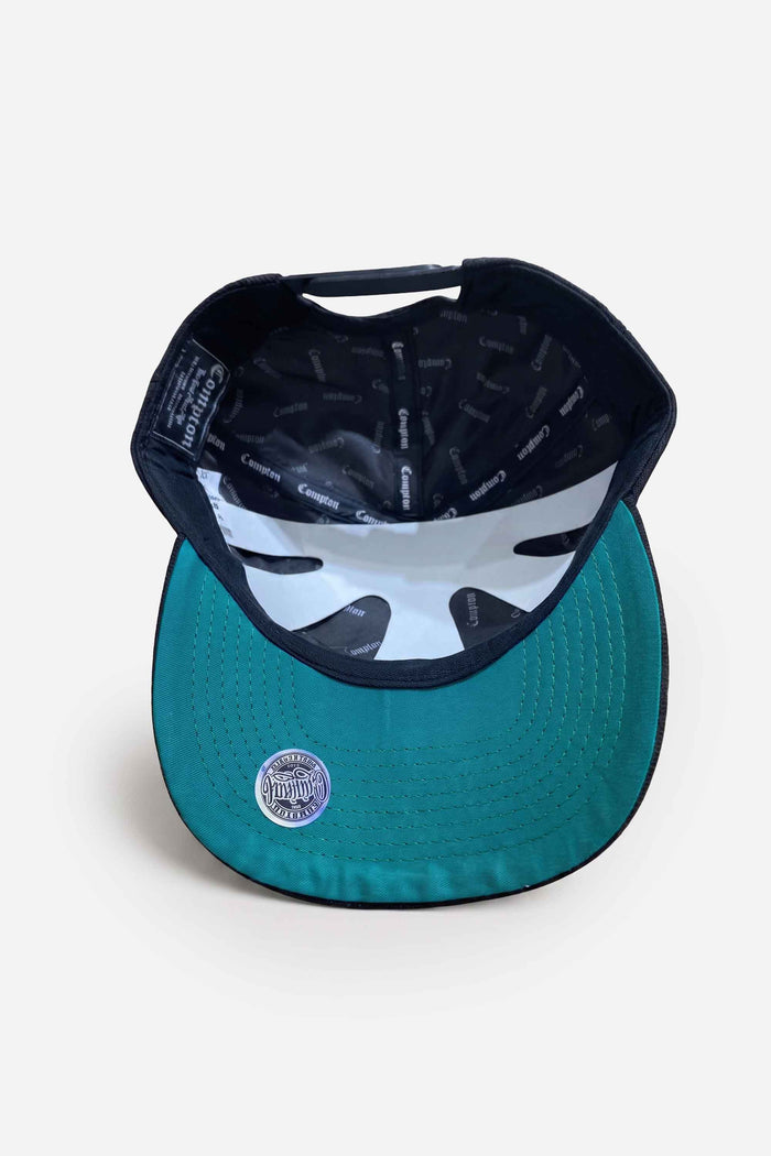 Boné Aba Curva Snapback Compton Cali Preto