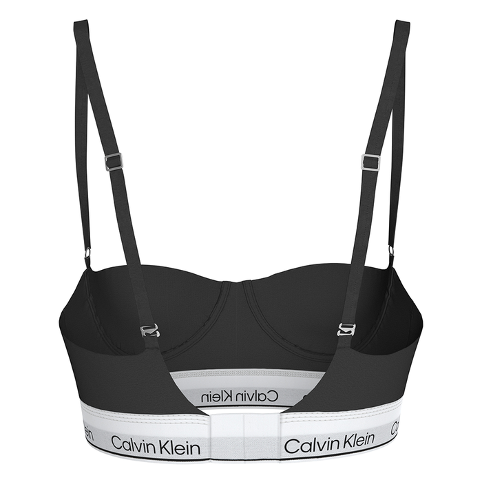 Calvin Klein Cotton Blend Black Bra QF8666