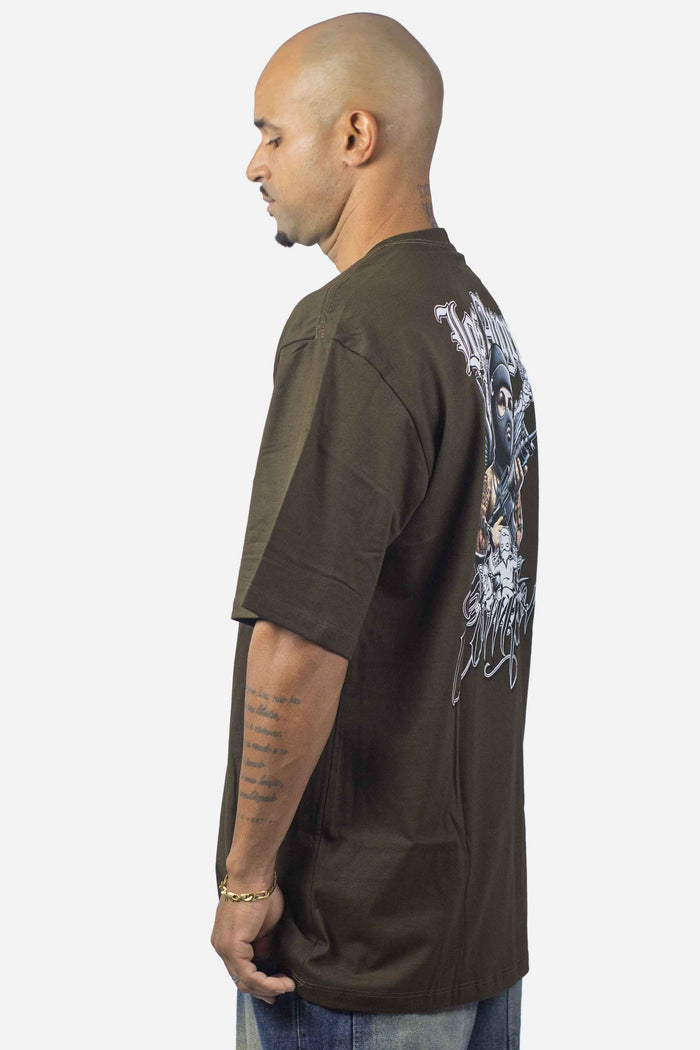 Camiseta Compton Oversized Thug Angel Café - COMPTON