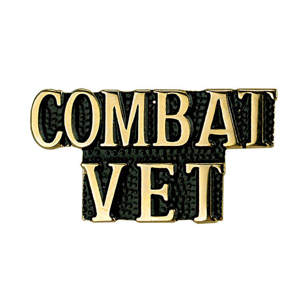 Combat Vet 1 1/8" Lapel Pin Pins
