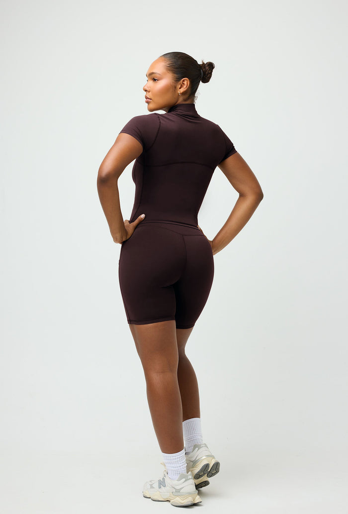 Contour Mock Neck - Espresso