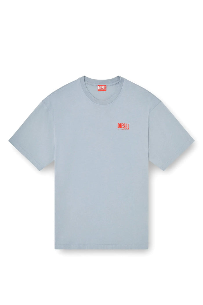 Cotton T-shirt with Diesel Biscotto print