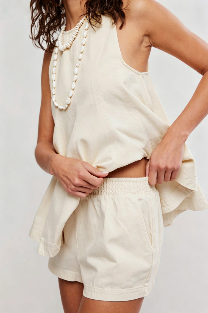 Driva Co ord Set - White