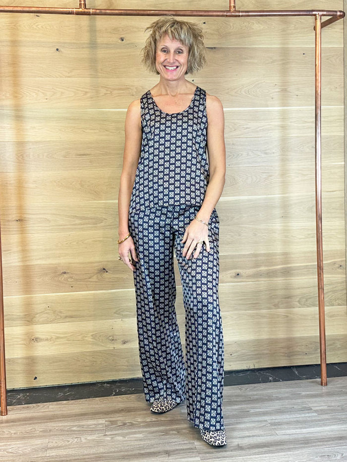 Emme Marella Emmbaobab Trouser Midnight Blue