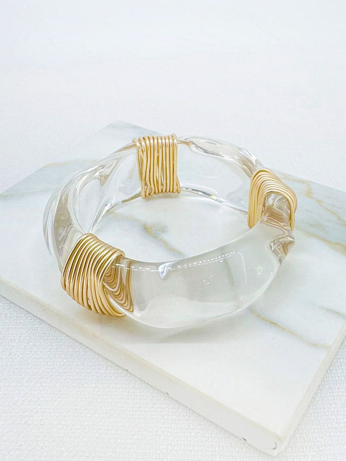 Envy Clear Resin Bangle