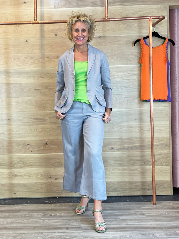 European Culture Trousers Grey