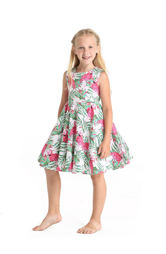Father Daughter Laulea Set Flamingo in Love