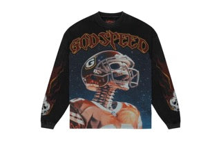 Godspeed Morale L/S Tee Black Wash