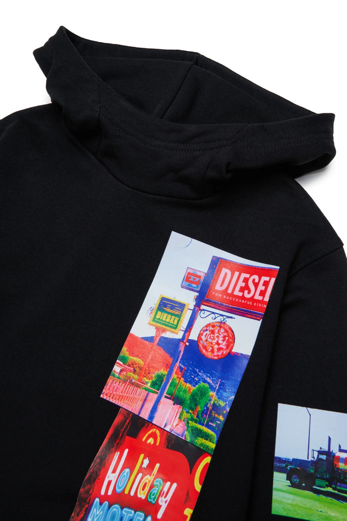 Hoodie with photo prints