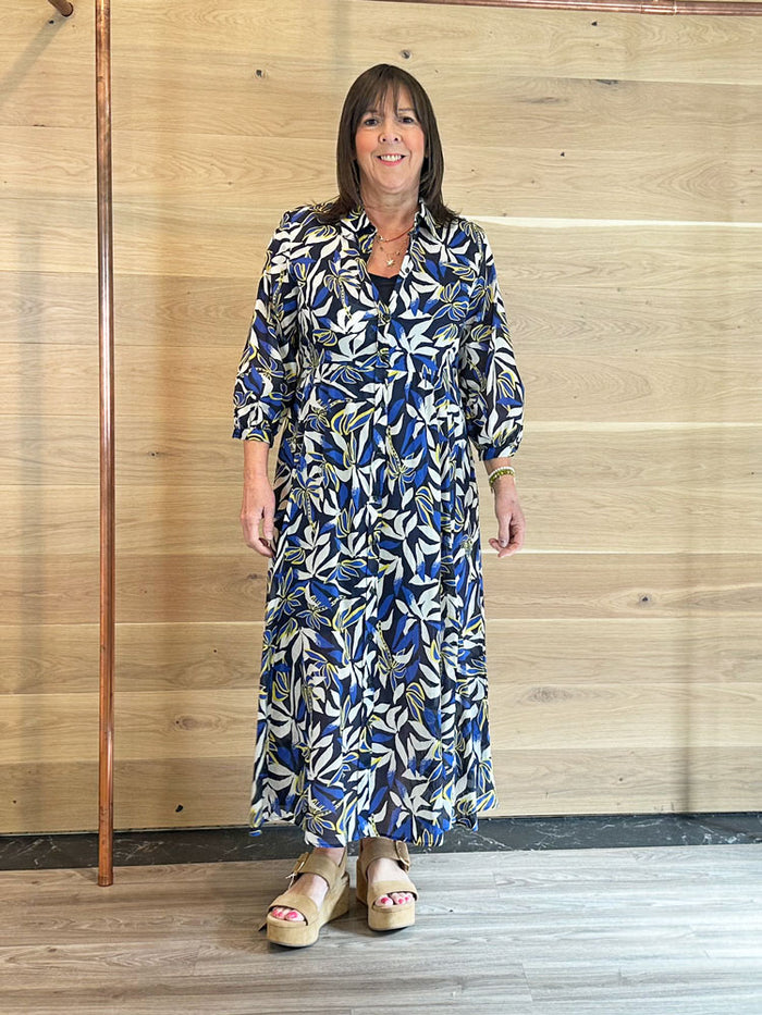 iBlues iBlsalmo Dress Cornflower