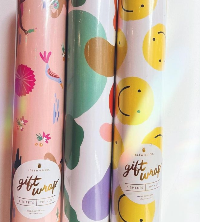 Idlewild Co. - Warped Check Gift Wrap