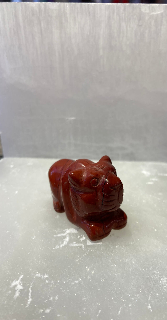 Red Jasper Lion