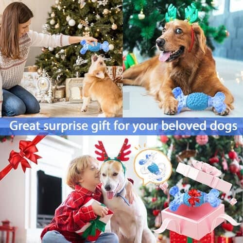 Indestructible Bones Toy for Super Chewers Long Lasting Teeth Cleaning & Milk Flavored Toys Pet Clever