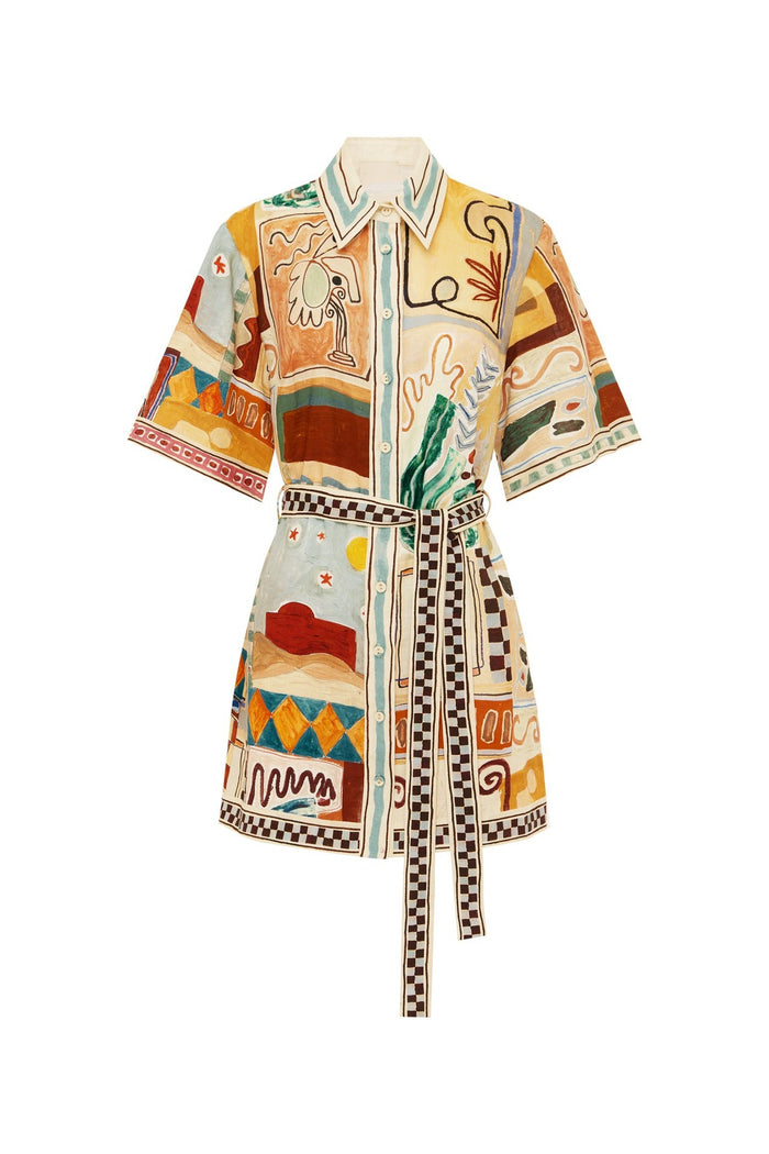 Leera Mini Dress - Off White