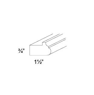 LIGHT RAIL MOLDING Metro White