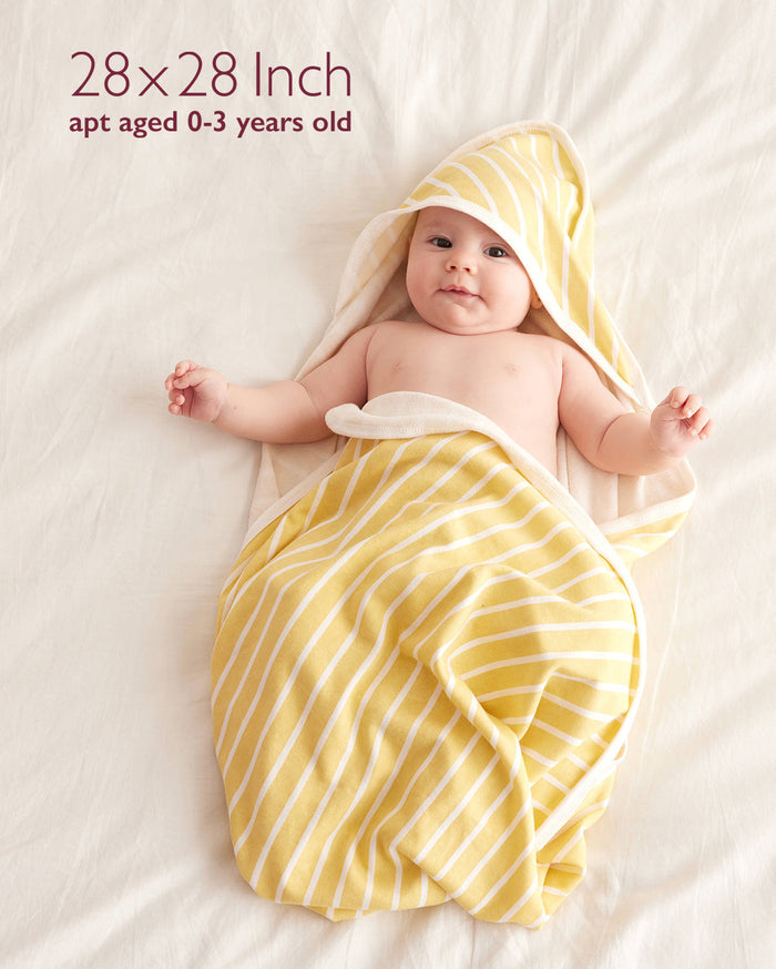 Lot de 2 serviettes à capuche pour bébé – Douche Nouveau-né