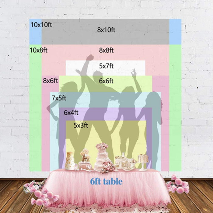 Mocsicka Kids Birthday Party Backdrop Unicorn Ice Cream High Heels Graffiti Background