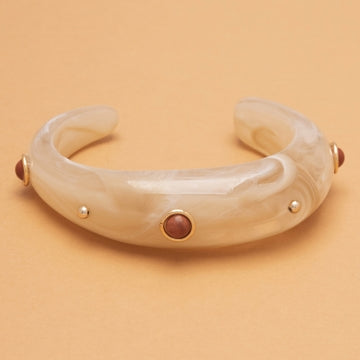 Nakamol Chicago- Red Jasper Bangle