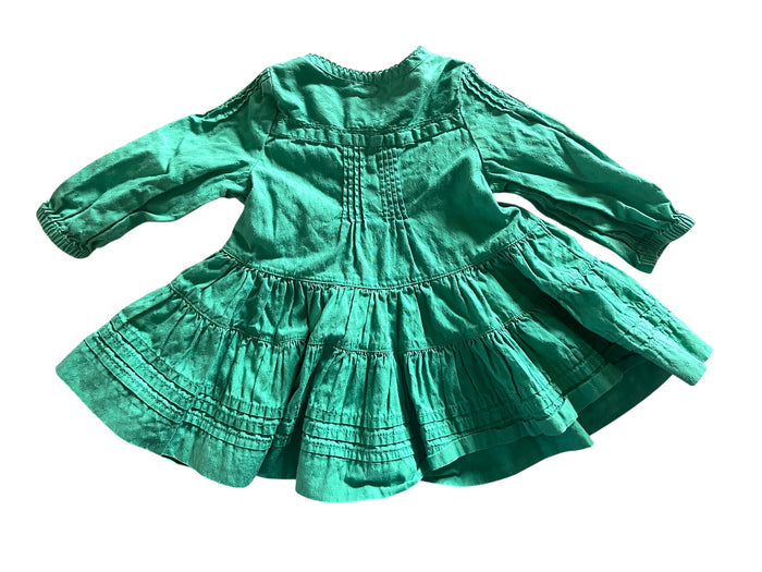 Pre-Loved Baby Gap Green Dress*3-6 Months - Deer Creek Mercantile