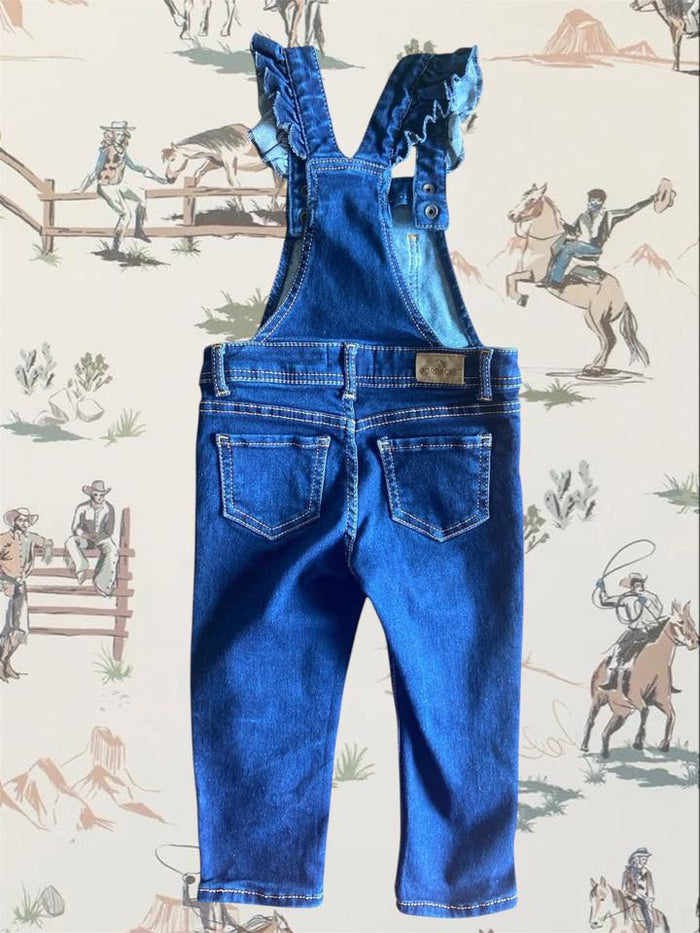 Pre-Loved Jordache Ruffle Sleeve Overalls *2T - Deer Creek Mercantile