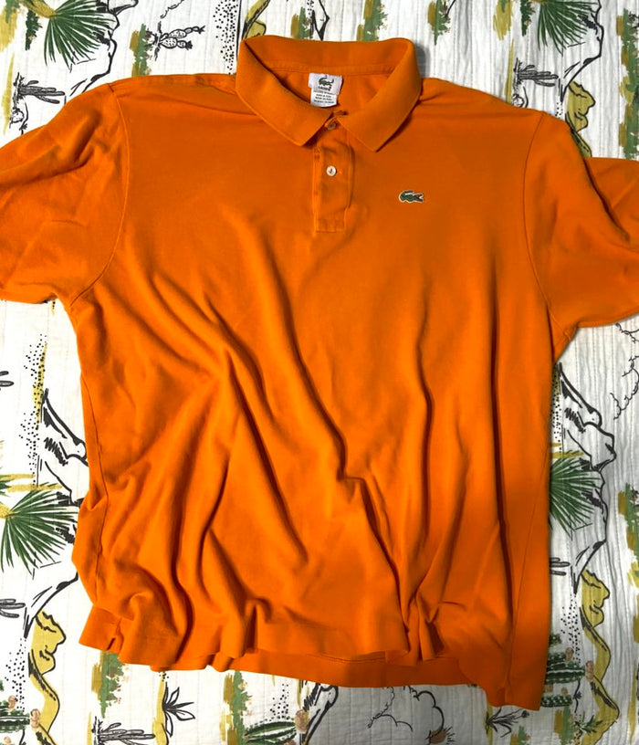 Pre-Loved Lacoste Polo Top *Orange - Deer Creek Mercantile