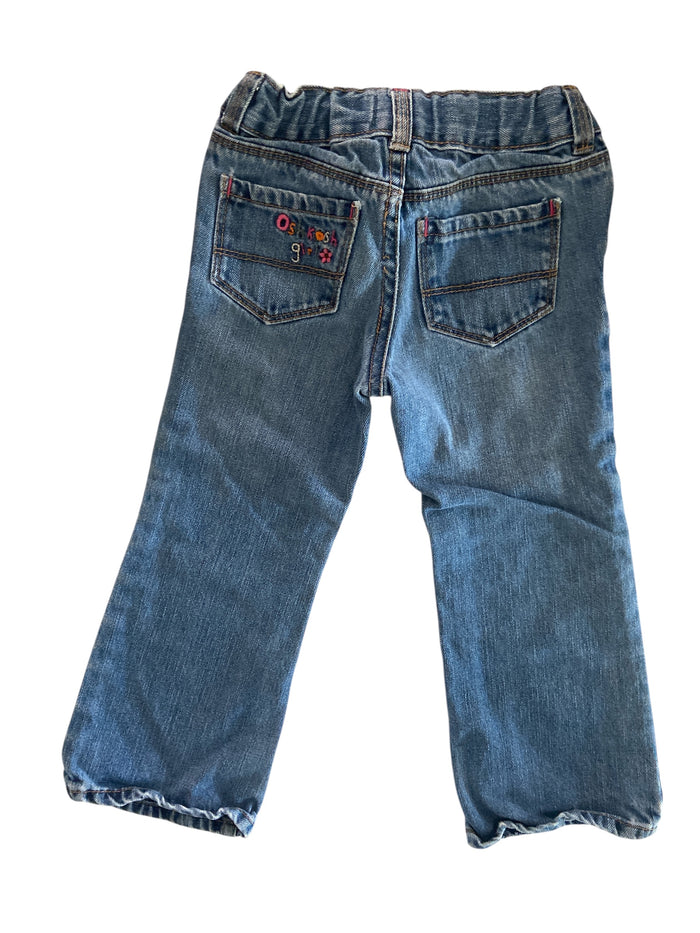 Pre-Loved OshKosh Baby Girls Jeans Size 3T - Deer Creek Mercantile