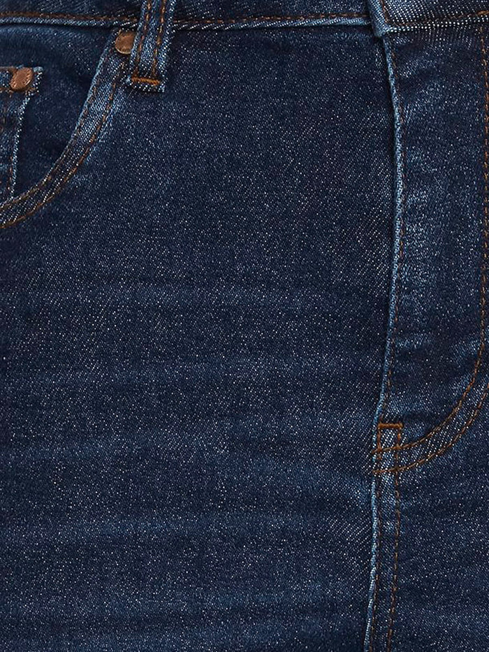 Pulz PzLiva Wide Leg Jeans Dark Blue