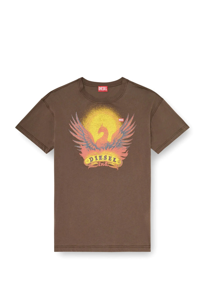 Regular T-shirt with Phoenix print