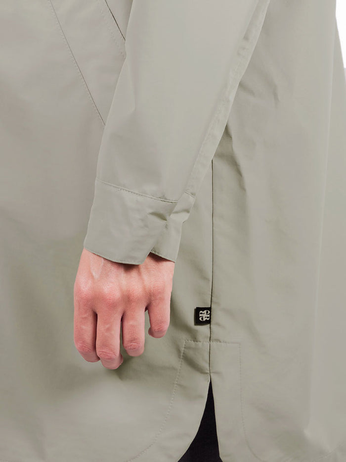 Rino & Pelle Solo Hooded Rain Jacket Dusty Khaki