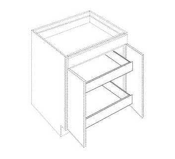 FABUWOOD ROLL OUT TRAY Metro White