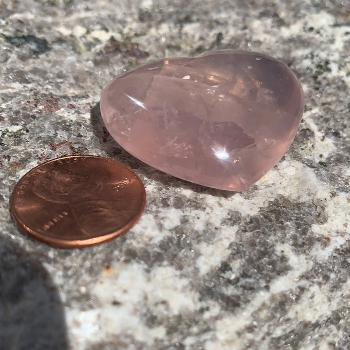 Rose Quartz Heart