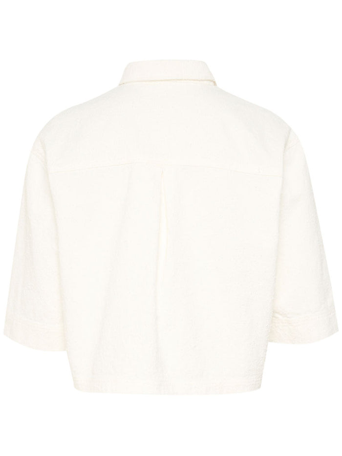 Soaked in Luxury SLVelma Overshirt Broken White