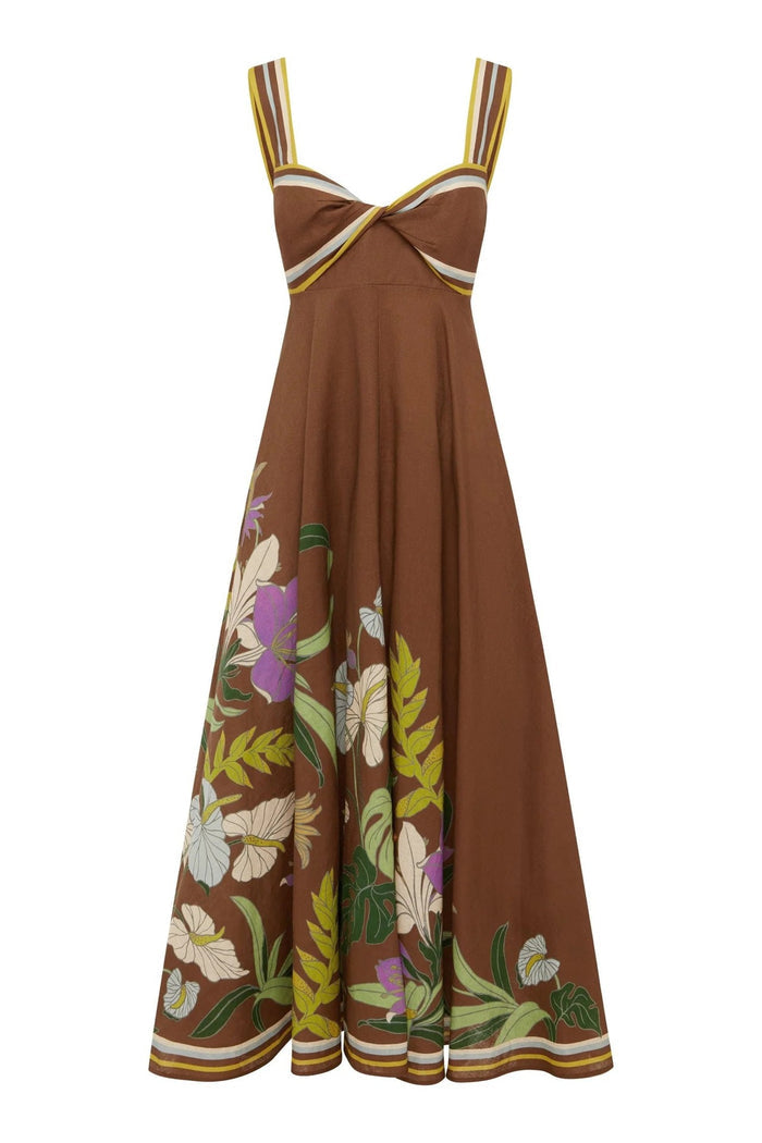 Taupe Maxi Dress - Brown