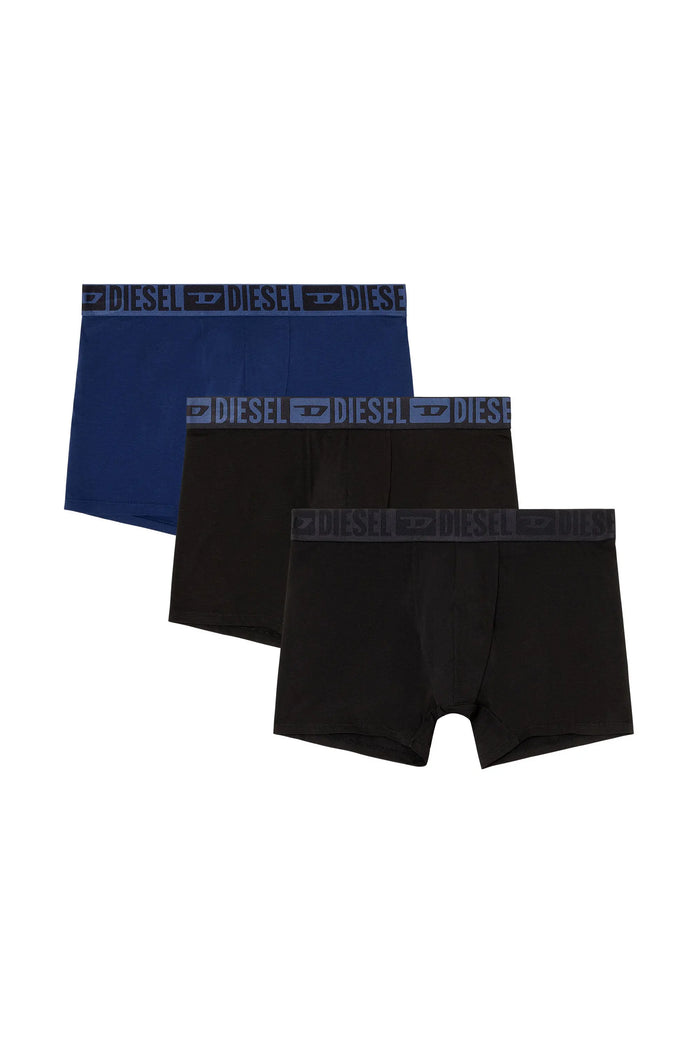 Three-pack boxer briefs in stretch cotton
