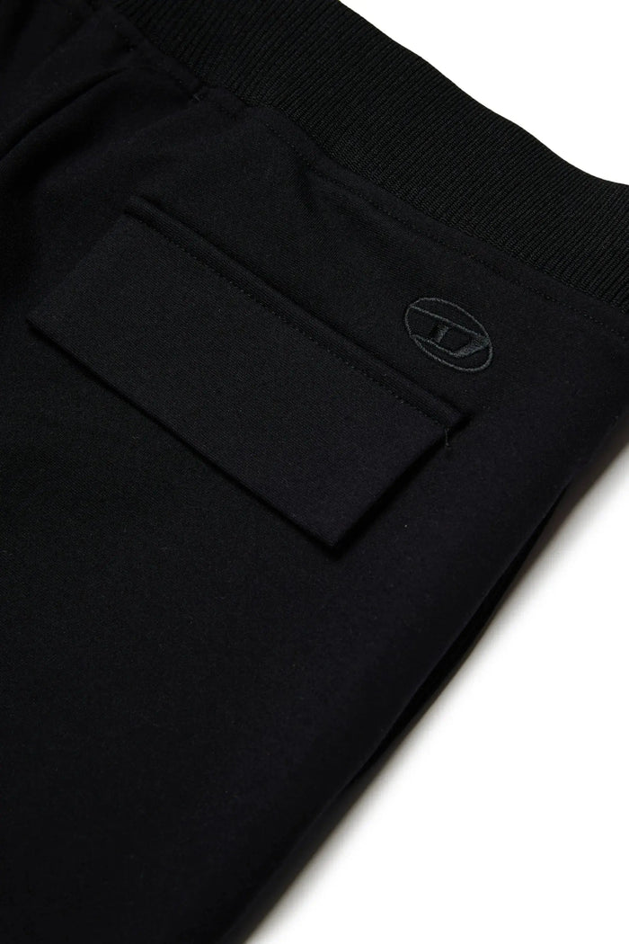 Wide-leg pants in compact stretch fabric