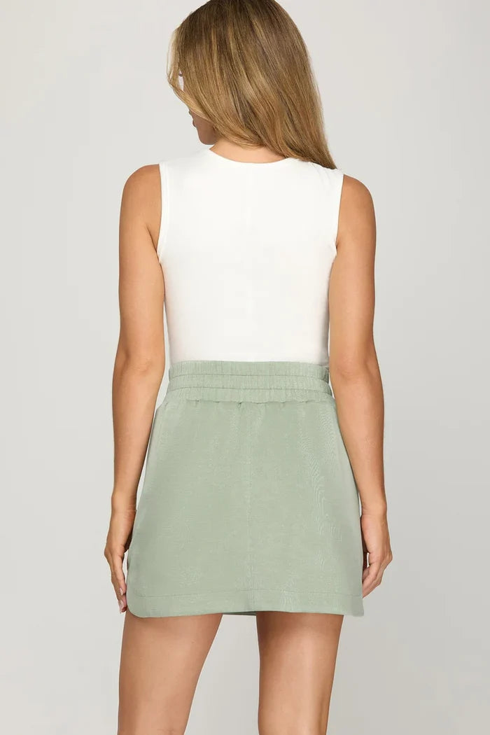 Women's A-Line High Waist Skort