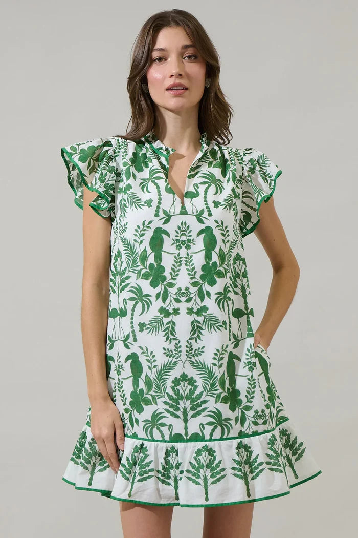 Women's Davina Floral Ebba Shift Mini Dress *FINAL SALE