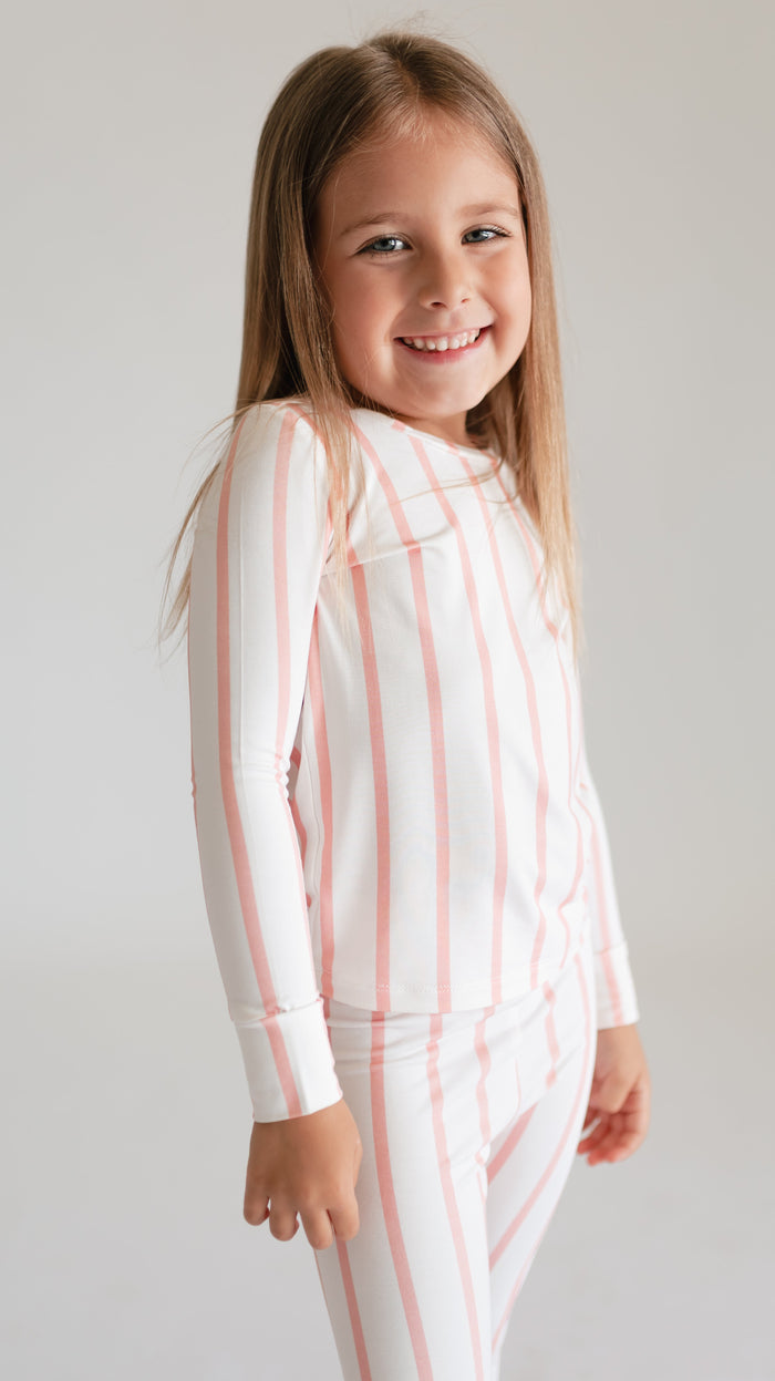Youth Pajama Set in Beach Stripes